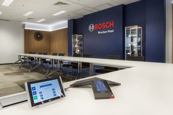 Projekt i wyposażenie wnętrz - przemiana firmy Bosch Wrocław