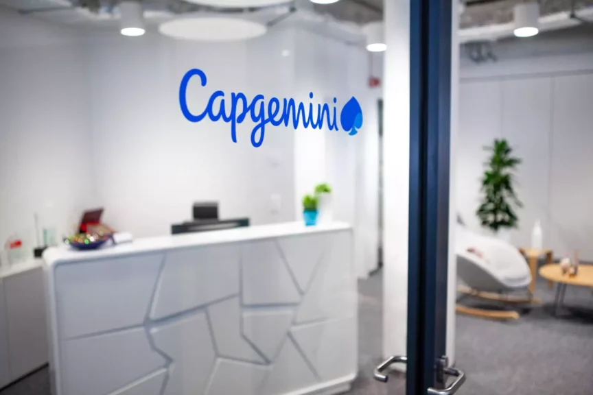 Wyposażenie przestrzeni biurowej Capgemini